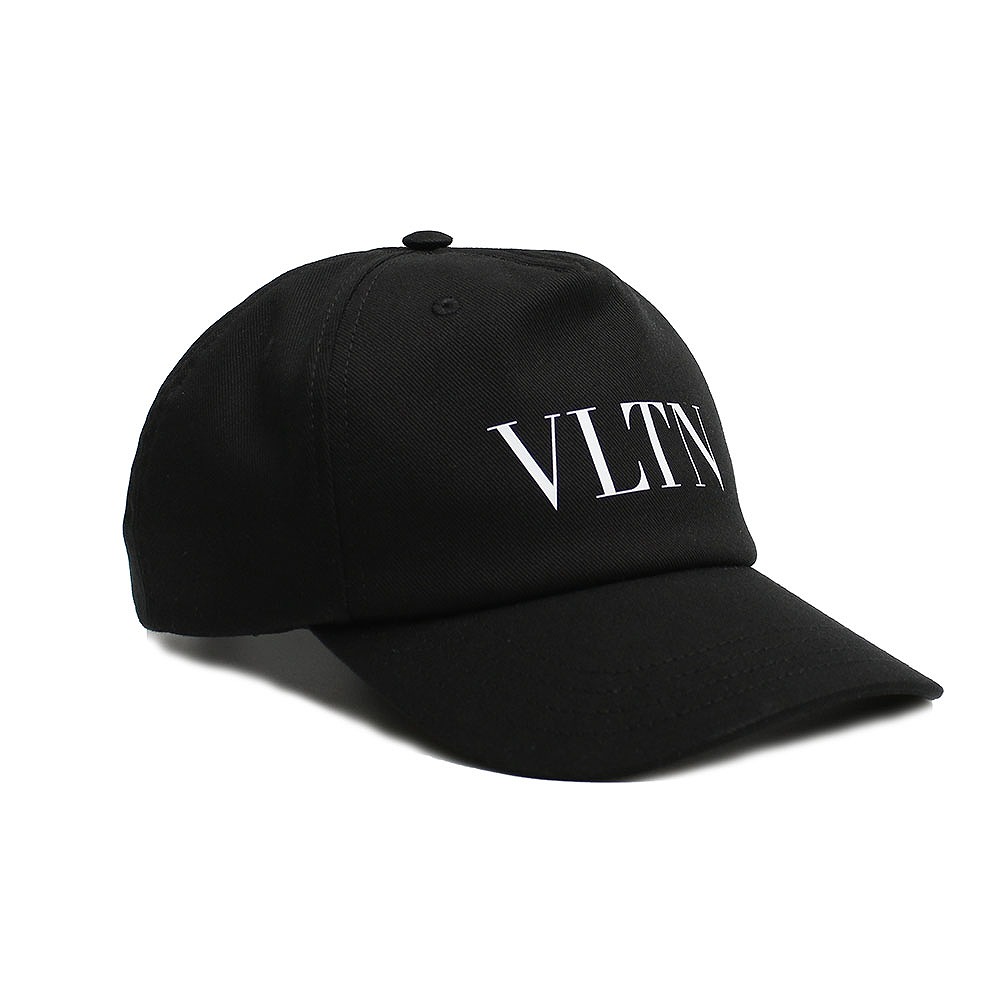 ヴァレンティノ　キャップ　黒　帽子　ハット　バレンティノ　VLTN ☆VALENTINO VLTN LOGO BUCKET HAT バケットハット (VALENTINO
