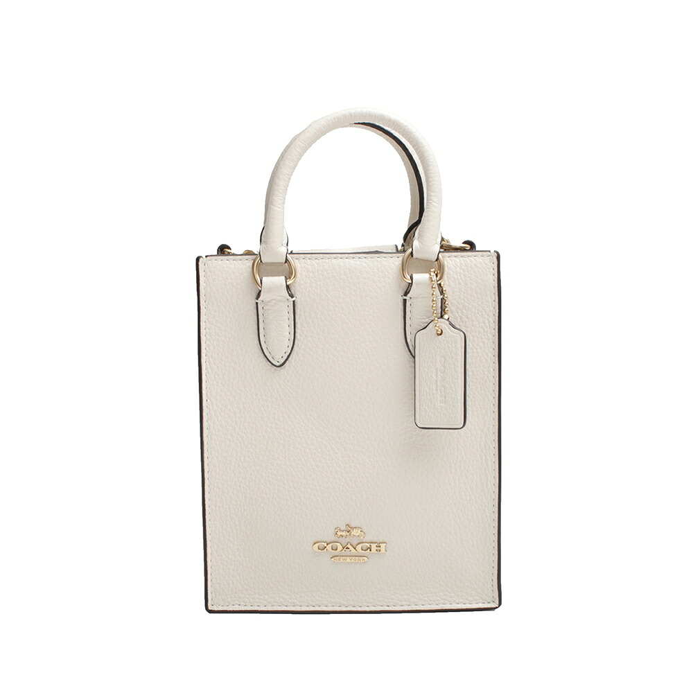 コーチ COACH PLLD LTH NS MIN TOTE ショルダーバッグ CJ500-IMCHK レディース チョーク