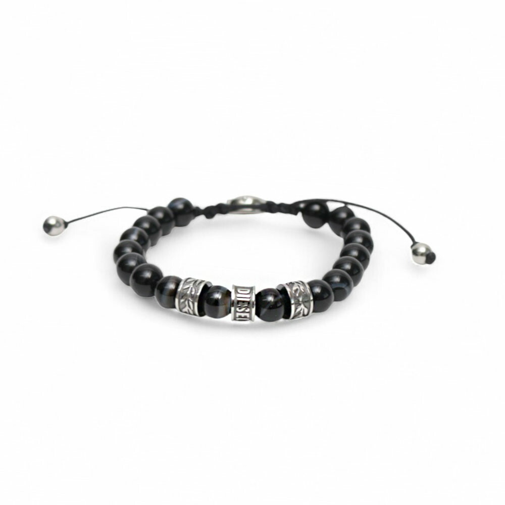 楽天市場】DIESEL ディーゼル BLACK LINE AGATE ブレスレット