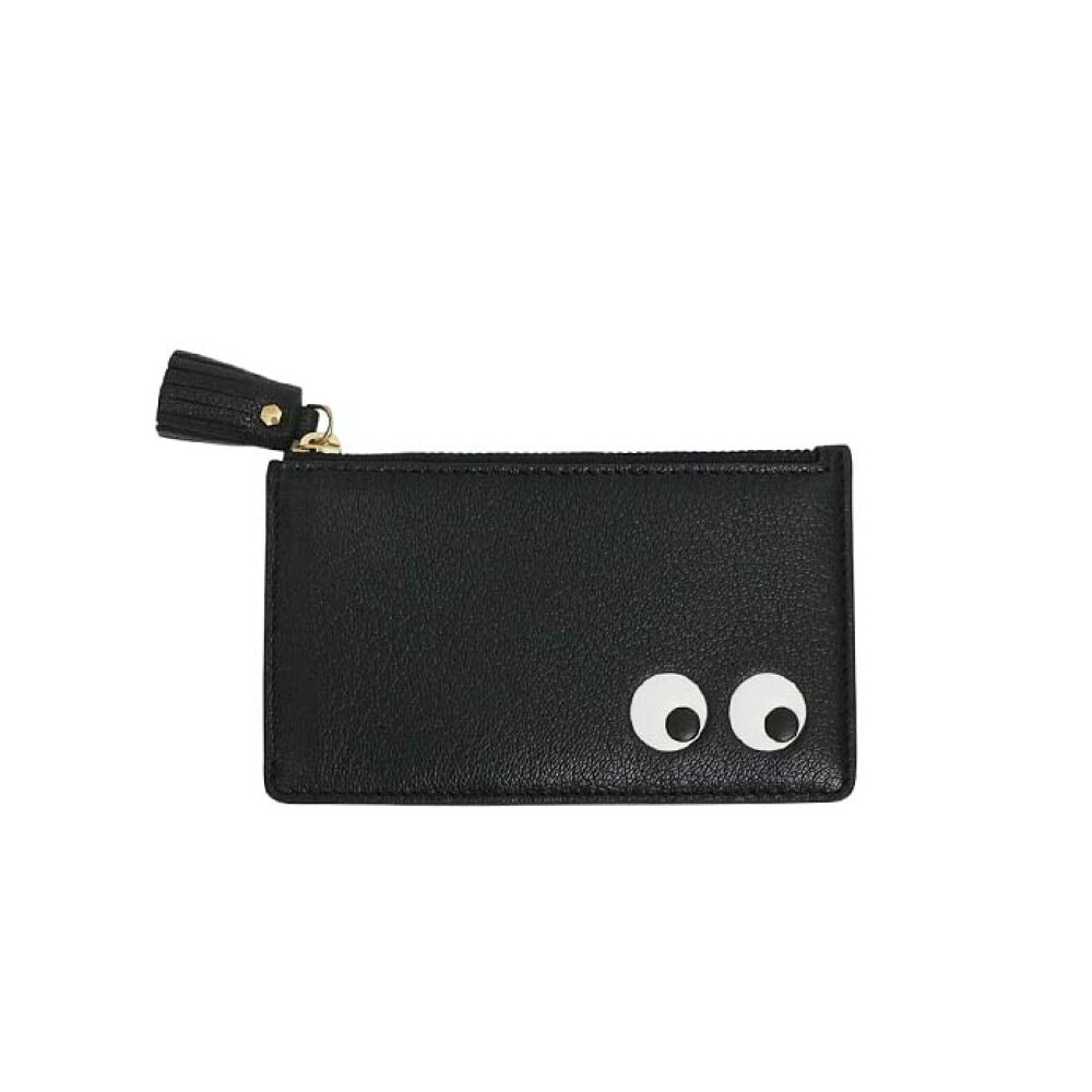 アニヤハインドマーチ ANYA HINDMARCH Eyes ジップ・カードケース 142717 ユニセックス Black(ブラック)|ウォッチリスト