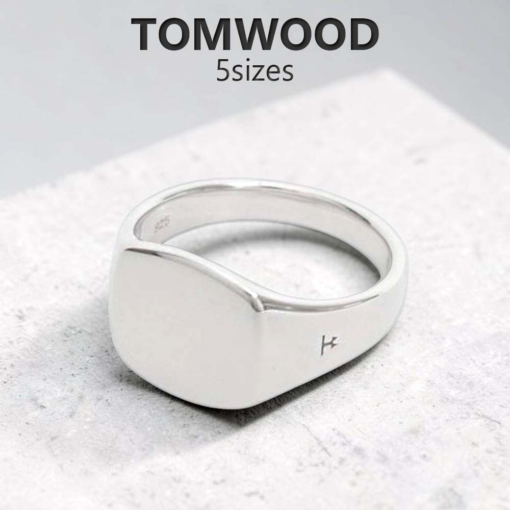 トムウッド Tom Wood リング 指輪 Mini Cushion ミニ シグネット クッション 100771 46 48 50 52 54 シルバー スターリングシルバー 925レディース メンズ 人気 ブランド ジュエリー アクセサリー プレゼント ギフト 誕生日 彼氏 彼女｜ウォッチリスト 23,075円