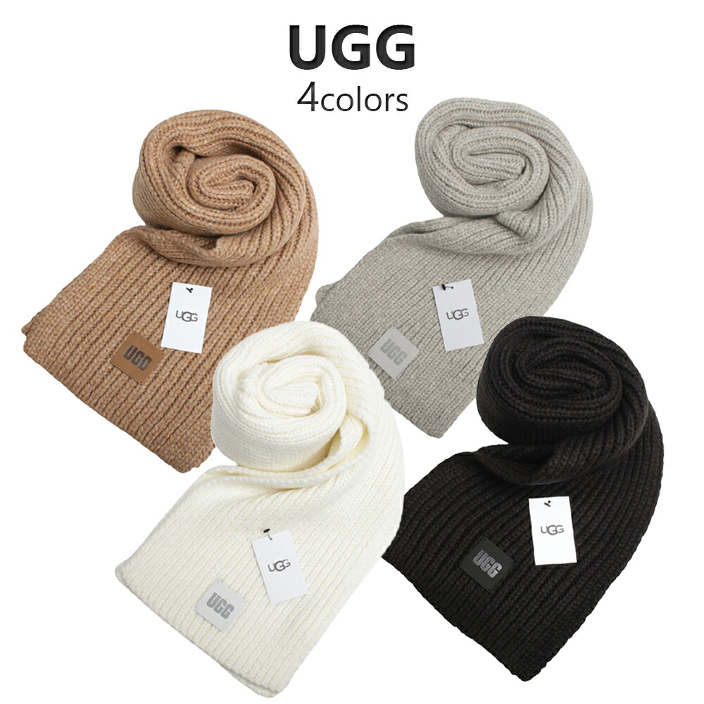 楽天市場】UGG アグ マフラー ニット帽 2点セット W CHUNKY KNIT