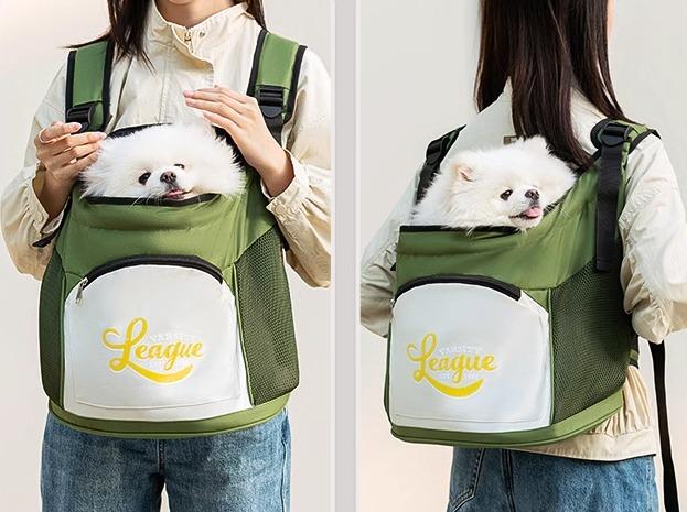 散歩犬ペット抱っこ紐バッグかわいいおしゃれキャリーおんぶメッシュ通気性猫大容量リュックサック|bright shop店