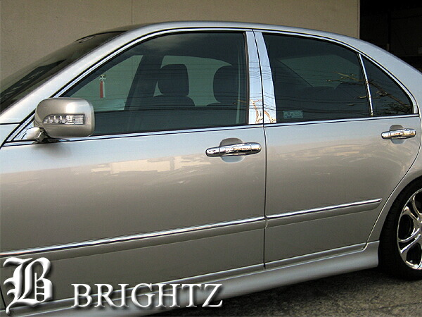 BRIGHTZ デュアリス J10 超鏡面ブラックメッキピラーパネルカバー 6PC バイザー無し用 PIL-BLA-249 5107