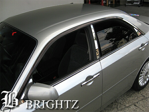 BRIGHTZ クライスラー 300C 超鏡面ステンレスメッキピラーパネル バイザー無用 6PC 4843 BRIGHTZ クライスラー 300C LX系 超鏡面ステンレスメッキピラーパネル