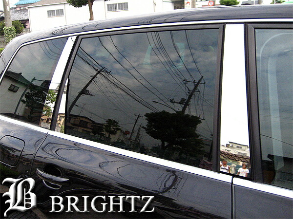 BRIGHTZ クライスラー 300C 超鏡面ステンレスメッキピラーパネル バイザー無用 6PC 4843 BRIGHTZ クライスラー 300C LX系 超鏡面ステンレスメッキピラーパネル