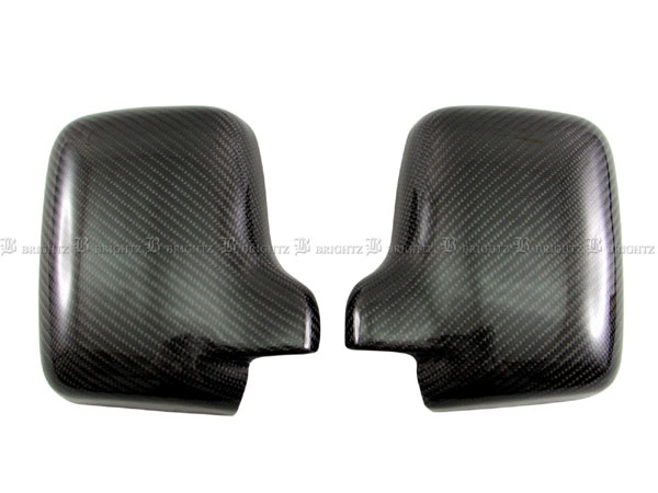 【 BRIGHTZ ハイゼットトラック S200P S210P 前期 中期 リアルカーボンドアミラーカバー 】 【 CAR&minus;MIR&minus;042 】 S200P S210P S201P S211P S S200 S210 S201 S211 ハイゼット トラック｜ブライツ店