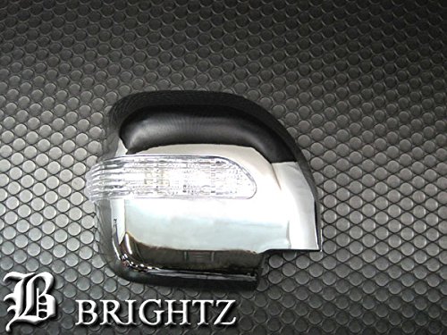 BRIGHTZ パジェロ V73W V75W V77W V78W LEDメッキドアミラーカバー MIR