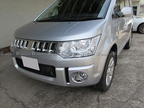 【 BRIGHTZ デリカD:5 CV1W CV2W CV4W CV5W メッキフォグライトカバー 】 【 FOG－COV－140 】デリカデーファイブデリカデーファイヴデリカデーフアイブデリカデーフアイヴ デリカD5