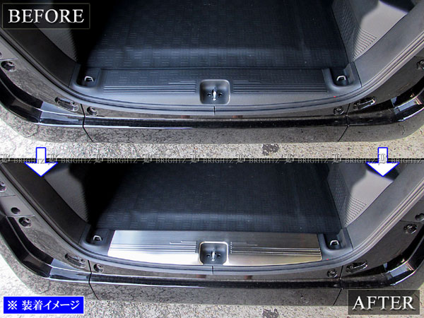 【BRIGHTZN-VANJJ1JJ2ステンレスメッキインナーリアバンパーフットプレート】【INS−FOOT−056】JJJ1J212NVANNバンバンエヌバンエヌ