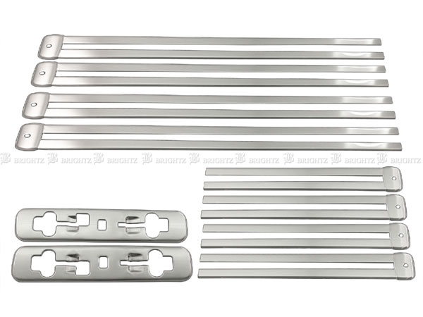 【 BRIGHTZ ヴェルファイアハイブリッド AYH30W ステンレスシートレールカバー 10PC サテンシルバー 】 【 INT－BIG－038 】 AYH30 AYH H30 ヴェルファイアー ヴェルファイヤ ヴェルファイヤー ハイブリッド ハイブリット