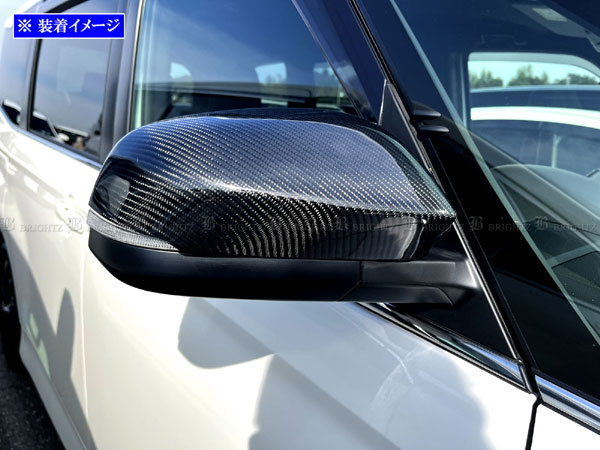 【 BRIGHTZ ヴォクシー 90 95 リアルカーボンドアミラーカバー 】 【 CAR－MIR－041 】 ZWR90W ZWR95W MZRA90W MZRA95W