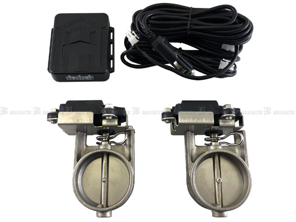 楽天市場】汎用マフラー可変バルブ フランジ リモコン付き 電動 直管