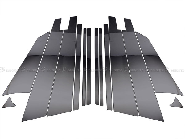 BRIGHTZ BMW 7シリーズ F02 超鏡面ステンレスメッキウィンドウスイッチカバー WIN-SWI-010 740Li 750Li | BRIGHTZ CR-Z 超鏡面ステンレスブラックメッキウィンドウ