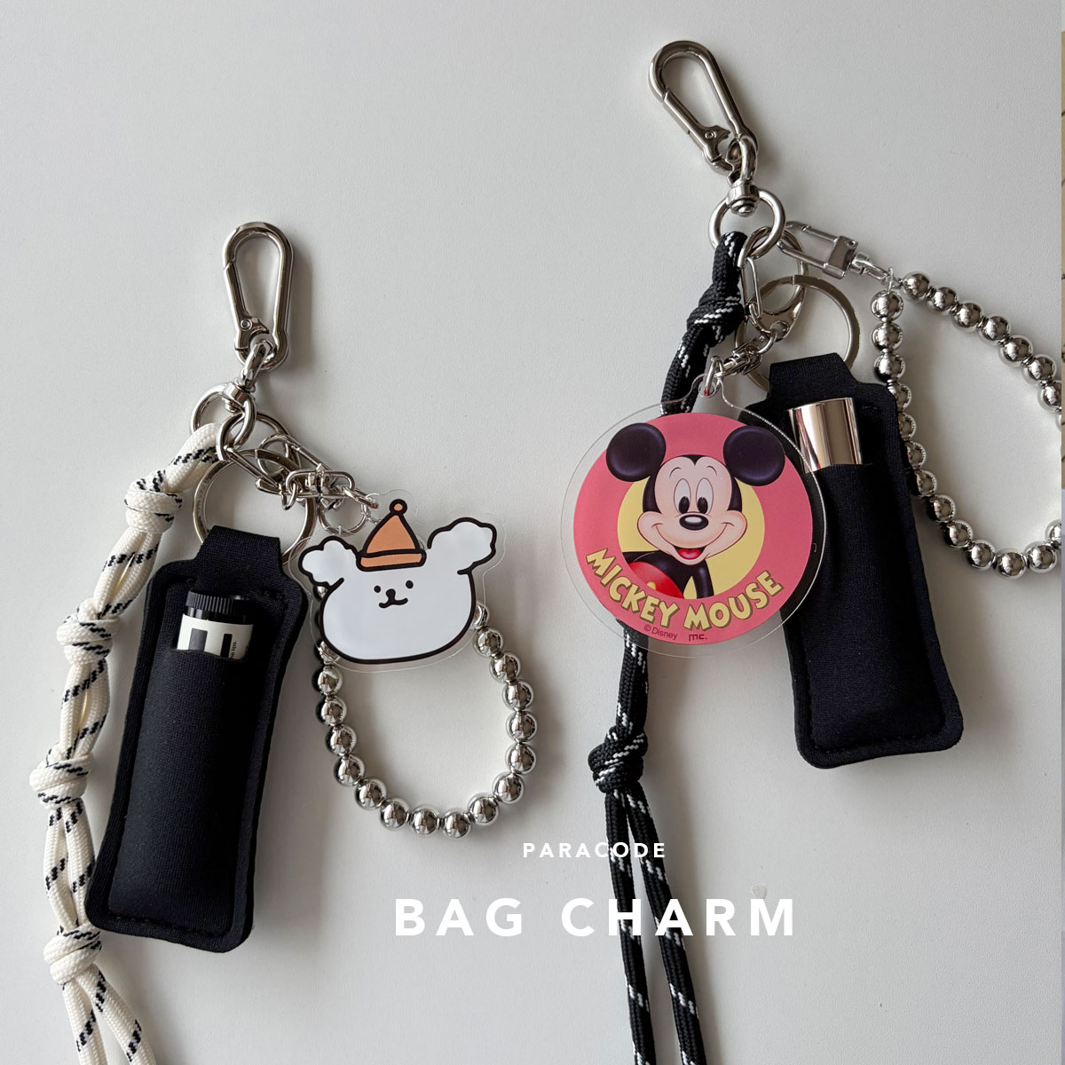 楽天市場】むにゅっと KITTYチャーム レッド パラコードチャーム