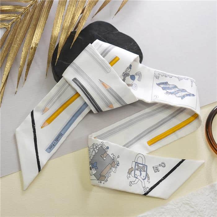 楽天市場】エルメス ツイリー オブジェ ドゥ キュリオジテ シルク