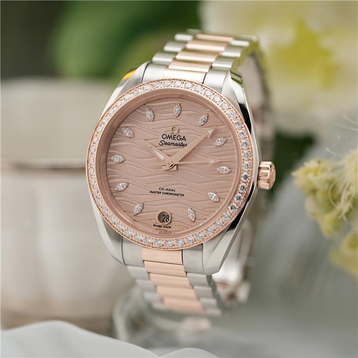 オメガ シーマスター アクアテラ 150M 220.25.34.20.59.00?1 セドナゴールド 付属品完品 OMEGA 新品 レディース 腕時計 送料無料