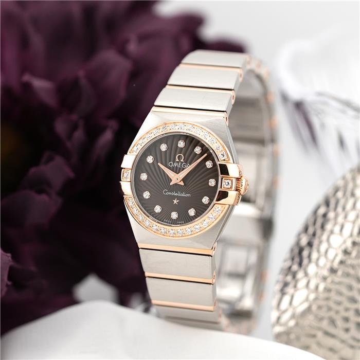 オメガ コンステレーション 123.25.24.60.63.001 ブラッシュ仕様 付属品完品 OMEGA 新品 レディース 腕時計 送料無料