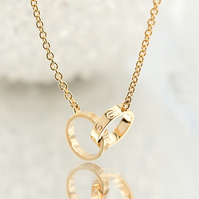 Cartier ゴールド ラウンドペンダント ネックレス 楽天市場】カルティエ ネックレス ベビーラブネックレス K18 YG