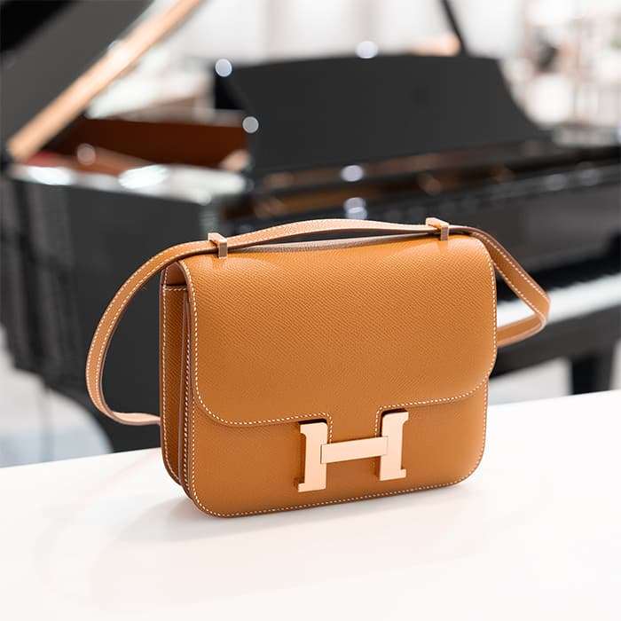 エルメス コンスタンス3 ミニ ミロワール エプソン ゴールド ピンクゴールド金具 HERMES 新品 レディース ブランドバッグ 送料無料 806,750円