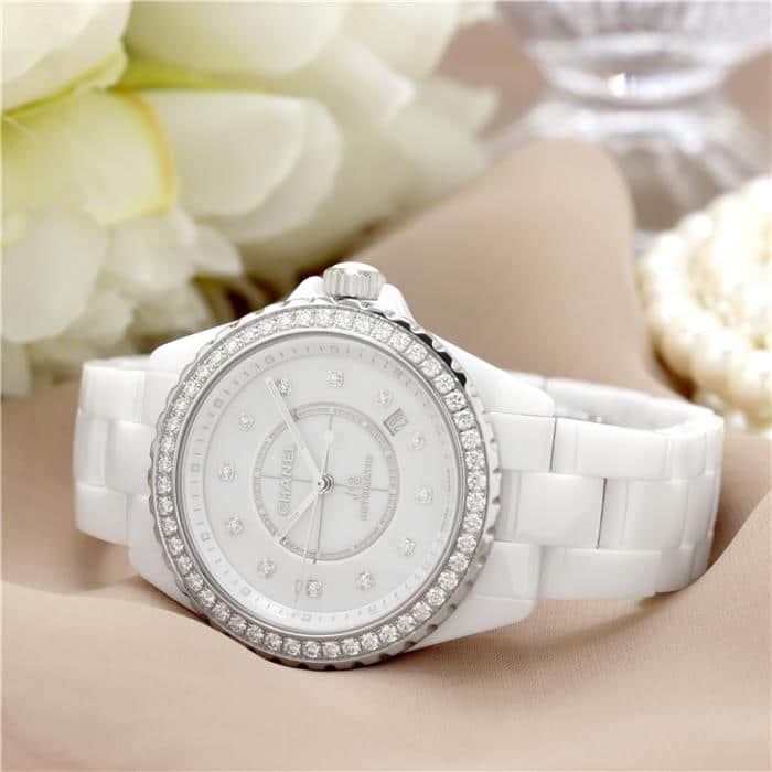 最終値段CHANEL41用ブラックダイヤベゼル 中古)CHANEL シャネル J12 33mm H6419 ブラックセラミック