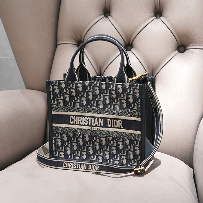 楽天市場】ディオール DIOR 刺繍 ロゴ トートバッグ ミニ Book