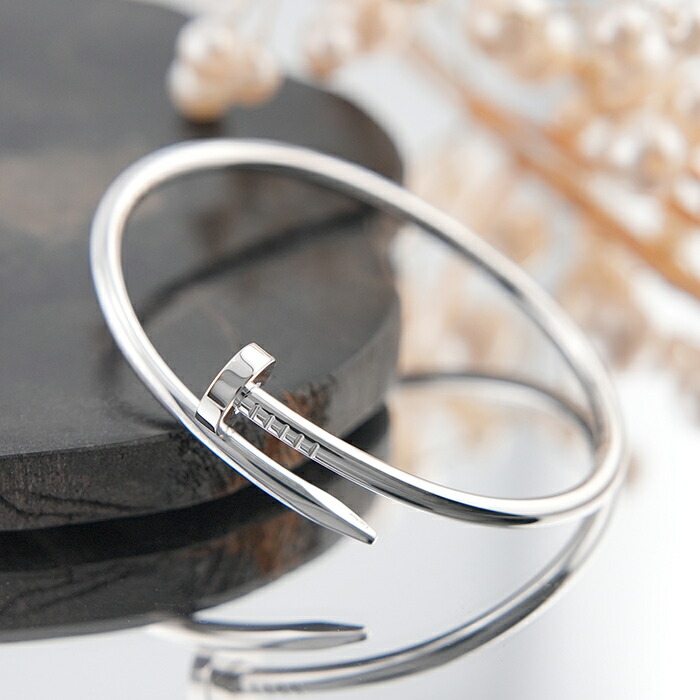 楽天市場】カルティエ ブレスレット バングル K18PG ダイヤ62P(0.51ct