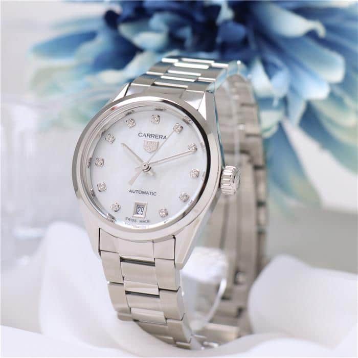 【60回払いまで金利0%】タグホイヤー カレラ キャリバー9 デイト WBN2412.BA0621 TAG HEUER 新品レディース 腕時計 送料無料｜レディースブランド サロンBRILLER 239,000円