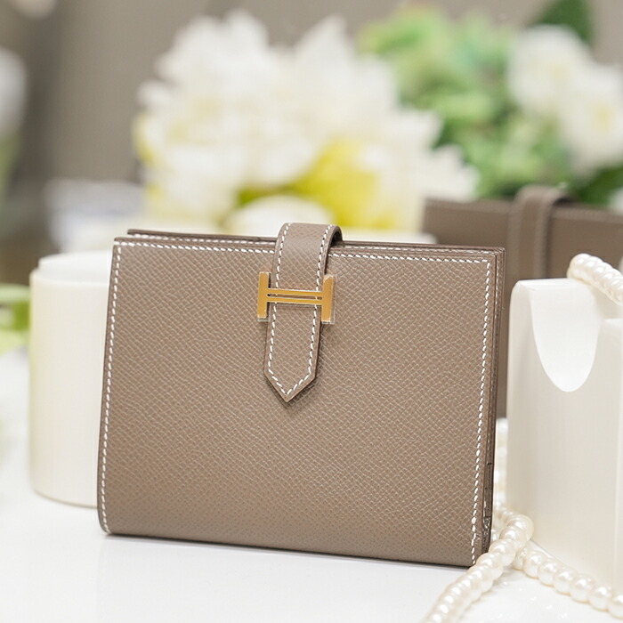 楽天市場】【新品】エルメス HERMES ベアンコンパクト 二つ折り