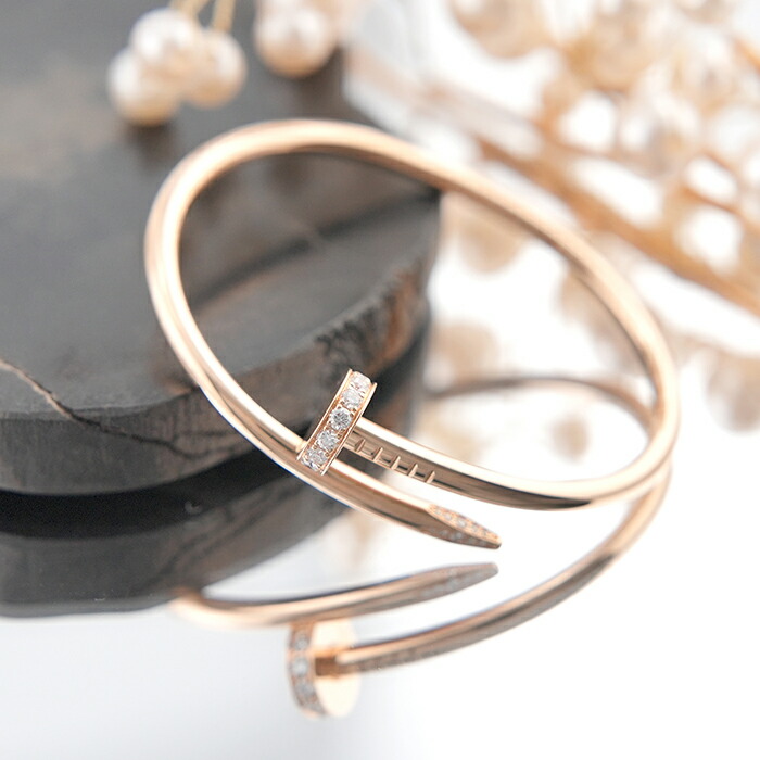 カルティエ アンクル バングル ダイヤ 17 楽天市場】【広尾店】カルティエ Cartier ジュストアンクル ダイヤ