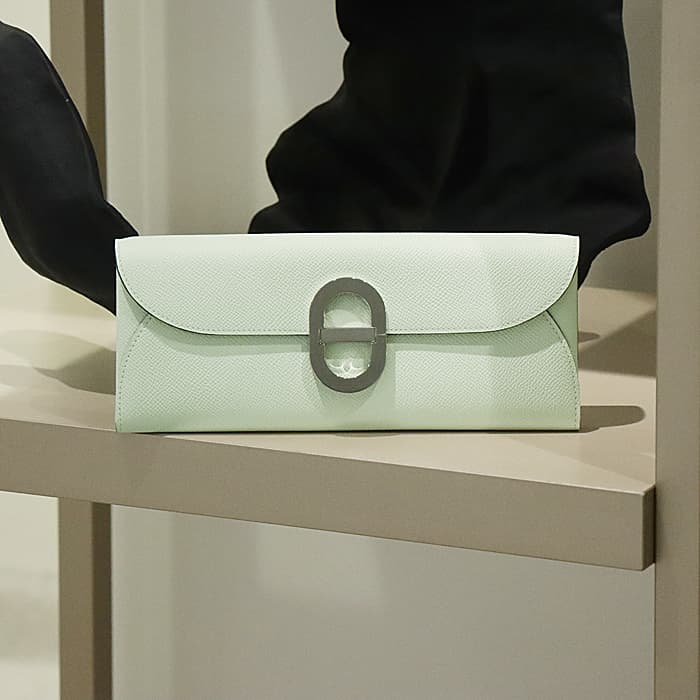 エルメス シェーヌダンクルトゥーゴー 24 ブルーグラシエ W刻印 エルメス <br>シェーヌダンクルトゥー・ゴー<br>ブルー