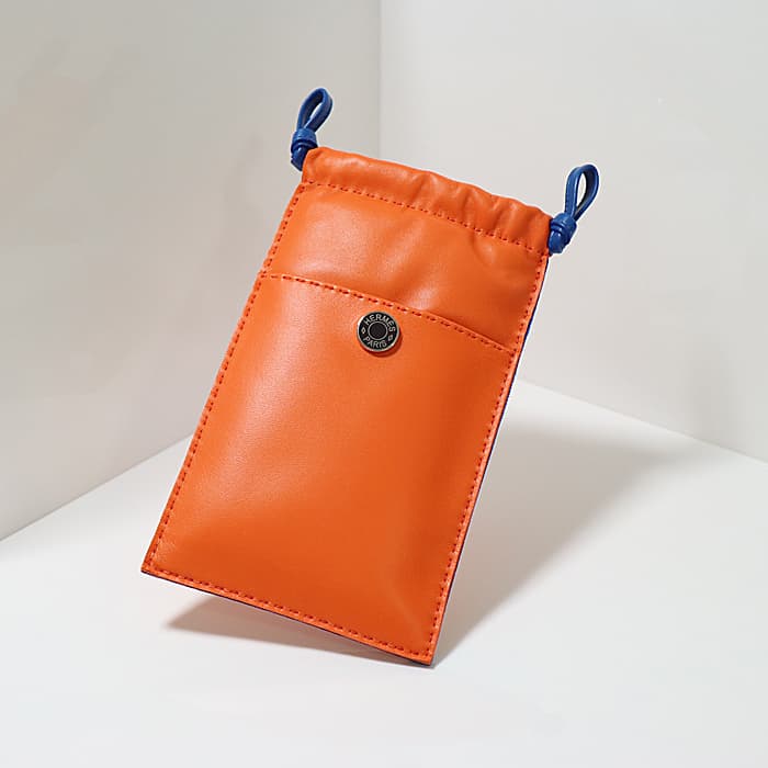 エルメス pilo ピロ スマホケース クルードセル ボタン＆Dリング付き アニョーミロ HERMES 未使用品 送料無料