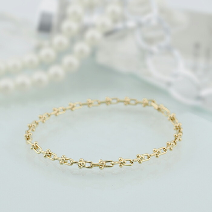 楽天市場】ティファニー ハードウェア マイクロリンク ブレスレット