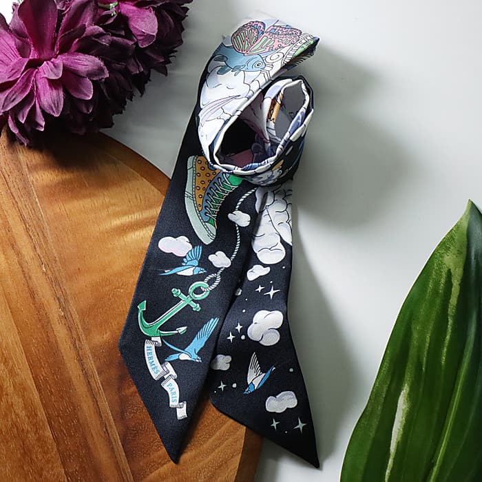 楽天市場】【新品】 エルメス ツイリー 私の雲 シルク クレーム