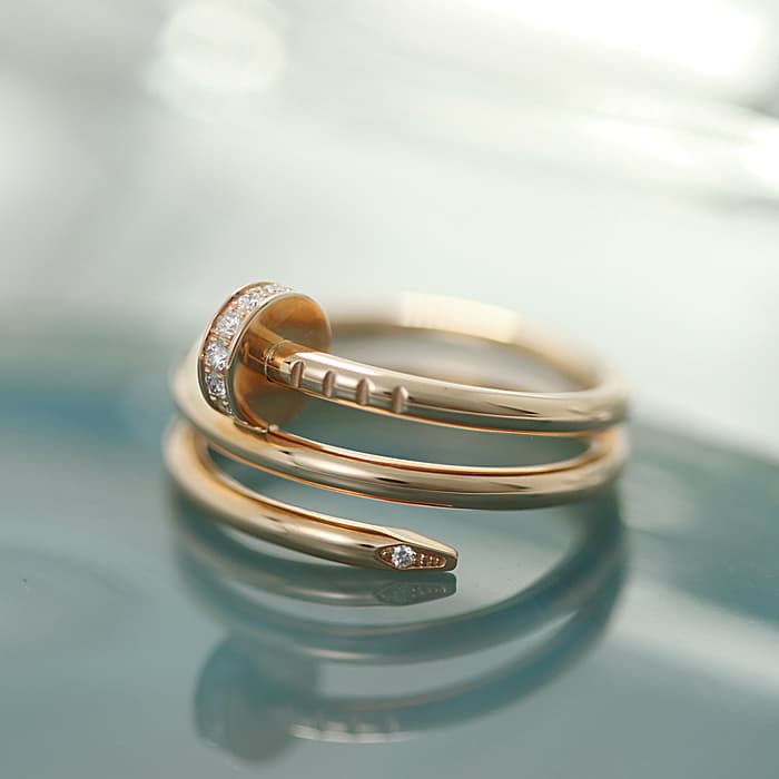 カルティエ ジュストアンクル リング B4210849 9号 CARTIER 新品 リング ブランドジュエリー 送料無料