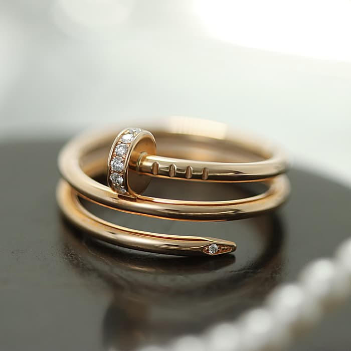 楽天市場】カルティエ リング C ドゥ カルティエ ウェディング リング