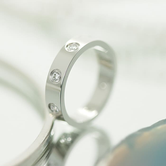 【60回払いまで金利0%】カルティエ ラブ ウェディング リング B4050649 9号 CARTIER 新品リング ブランドジュエリー 送料無料|レディースブランド サロンBRILLER