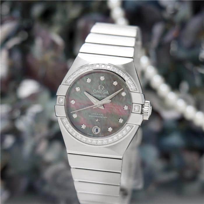 OMEGA コンステレーション タヒチ 123.15.27.20.57.003 ブラックシェル　付属品完品 OMEGA 新品 レディース 腕時計 送料無料