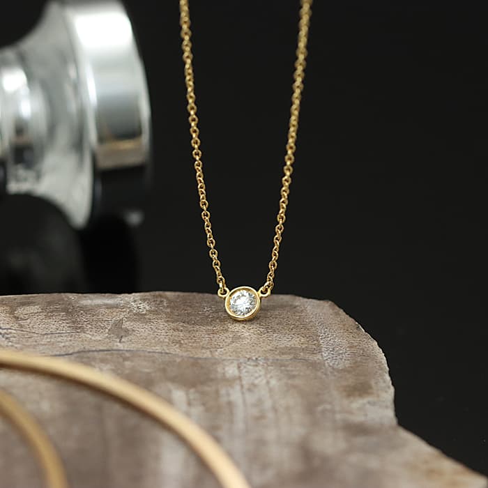 ◆VINTAGE◆【Tiffany & Co】イエローダイヤモンド*ネックレス 楽天市場】ティファニー ビゼット ネックレス イエローゴールド