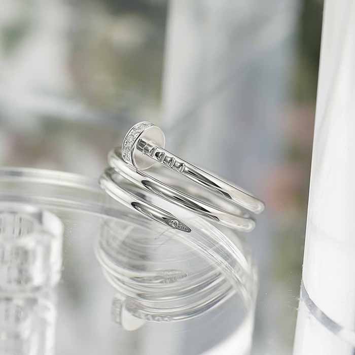 楽天市場】【美品】カルティエ CARTIER ジュスト アンクル リング 指輪