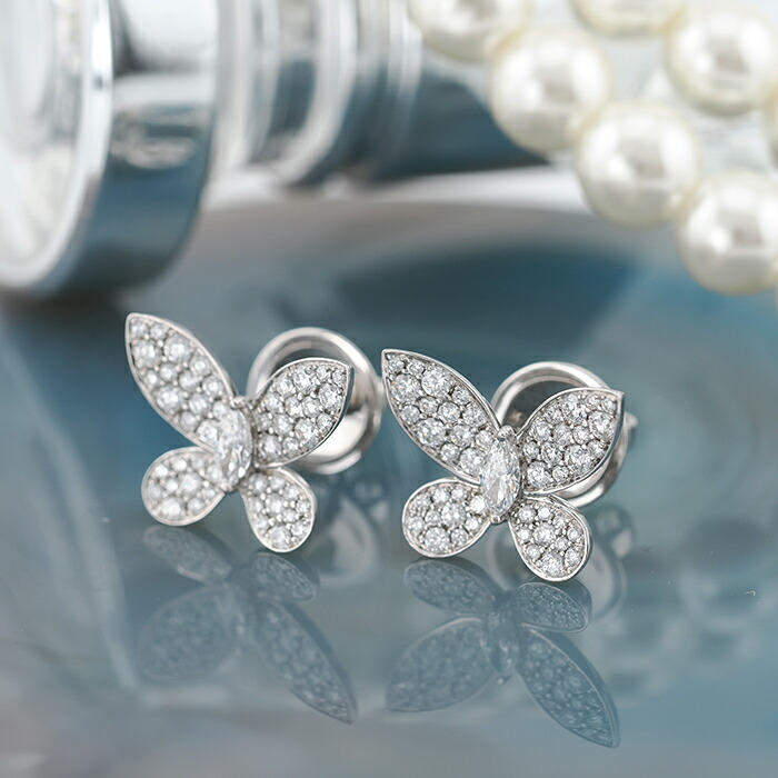 楽天市場】GRAFF グラフ パヴェ バタフライ ミニ ダイヤモンド