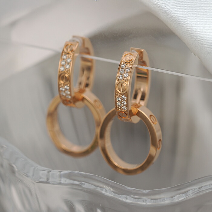 楽天市場】Cartier カルティエ LOVE EARRINGS LOVEイヤリング
