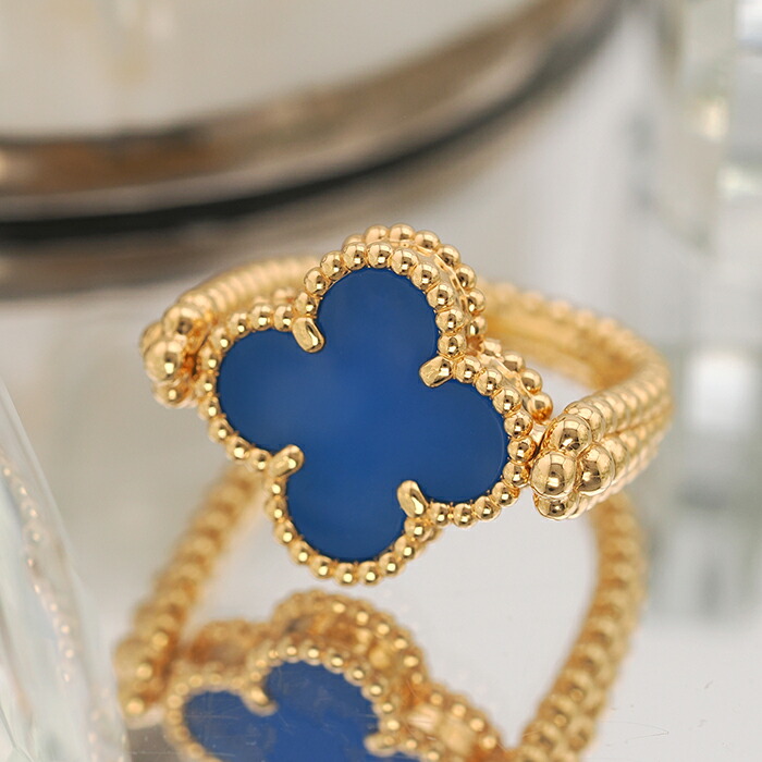 楽天市場】ヴァン クリーフ&アーペル ピュア アルハンブラ リング