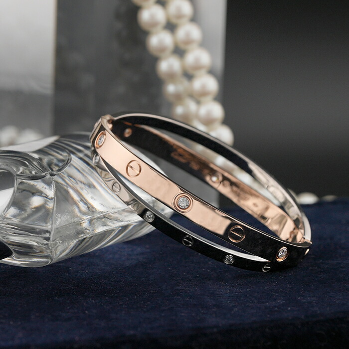 Cartier カルティエ ラブブレスレット 17 WG ホワイトゴールド 楽天市場】カルティエ ラブ ブレスレット クラシックモデル ホワイト