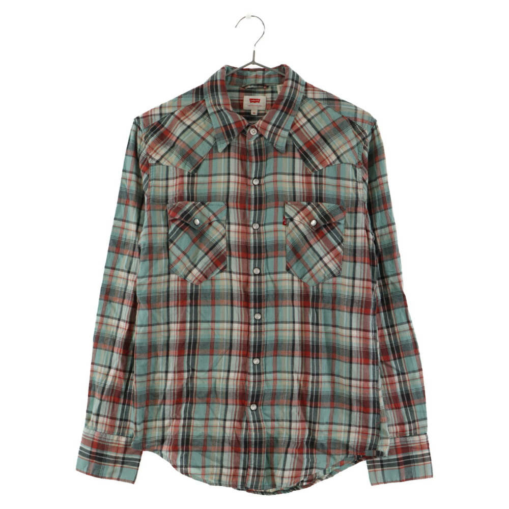 90s Levi's 白タブ アラスカシャツ フランネル Mサイズ 90s】Old Levi's オールド リーバイス ALASKA アラスカ 白タブ
