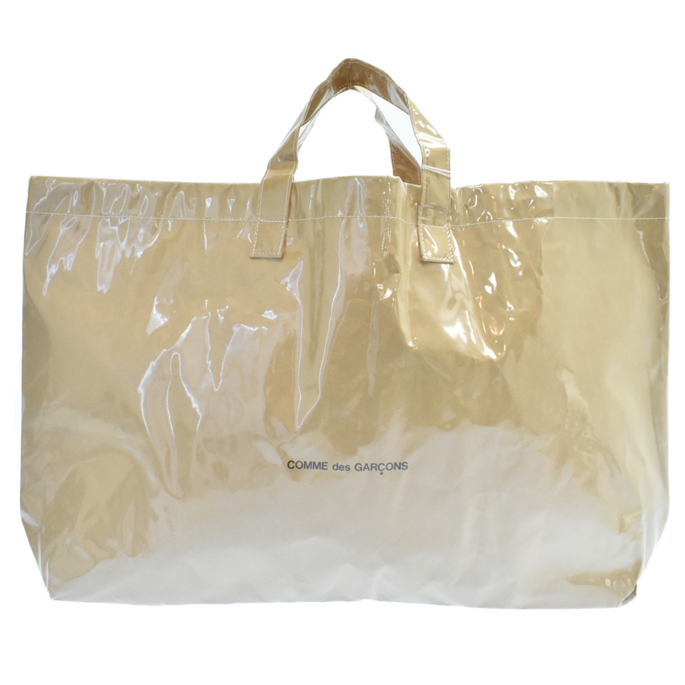 Comme Des Garcons コムデギャルソン Pvc Tote ビニールトートバッグ かばん Gg K1 051 1 1 新古品 中古 程度n カラーベージュ オンライン限定商品 アンド 商品到着後3日以内にお知らせくだ Diasaonline Com