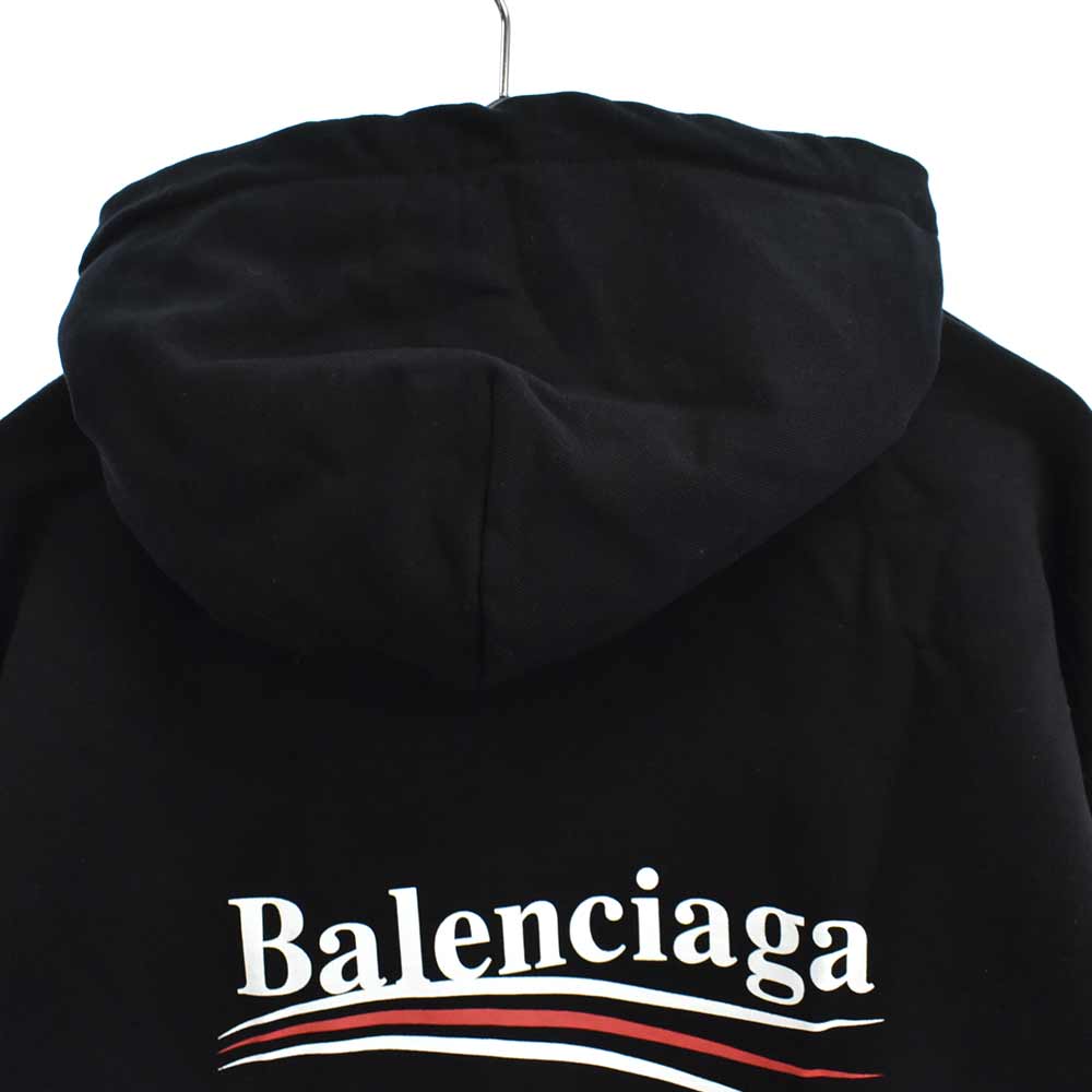 楽天市場 Balenciaga バレンシアガ 19ss Campaign Logo Hoodie Tbv14 キャンペーンロゴプリントスウェットプルオーバーパーカー 中古 程度a カラーブラック 取扱店舗名古屋 ブランド買取 販売 Bring