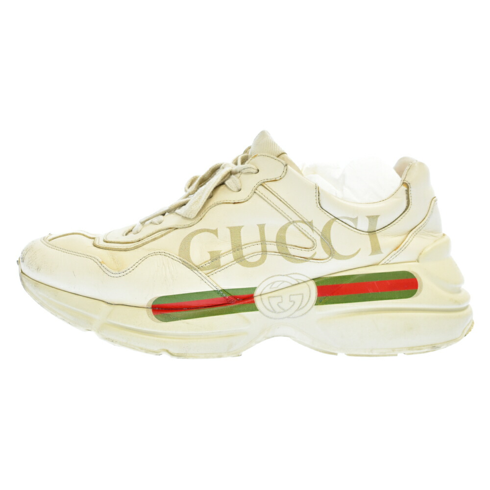 Gucci グッチ Rhyton ライトン ヴィンテージロゴダッドスニーカー ベージュ 中古 程度bc カラーベージュ 取扱店舗名古屋 Psicologosancora Es