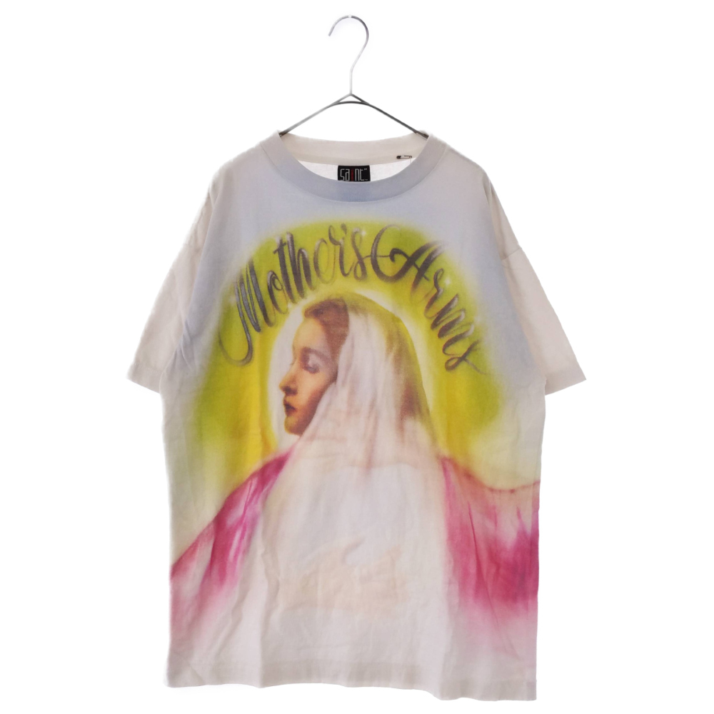 Saint Mxxxxx セントマイケル 21ss Hug Tee エアブラシマザープリント 半袖tシャツ ホワイト Sm S21 0000 002 新古品 中古 程度n カラーホワイト 取扱店舗原宿 Andapt Com