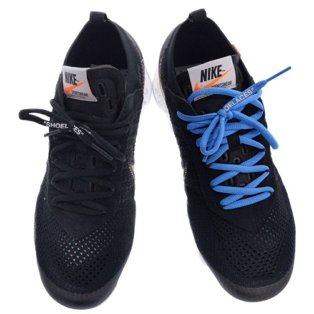 Off White オフホワイト Air Vapormax Flyknit ヴェイパーマックスフライニットスニーカー 31 002 中古 程度a カラーブラック 取扱店舗原宿 Christine Coppin Com